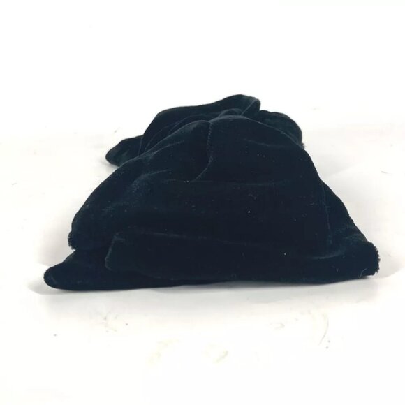 MIUMIU Big Ribbon hair accessories hair pin Barrette Velor Black main image 8